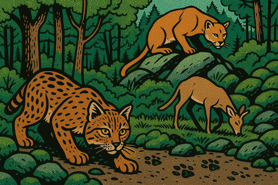 Lo que une a un lince y a un puma con el resurgir del bosque
