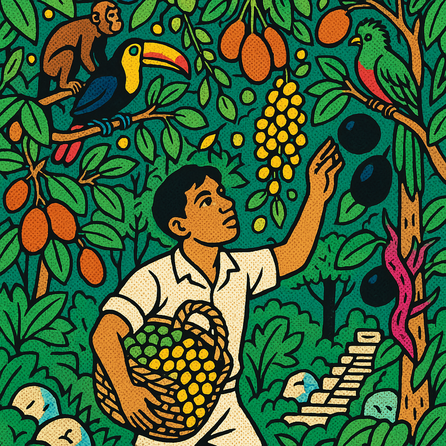 Cuando la selva alimenta: la cosecha oculta de los frutos mayas