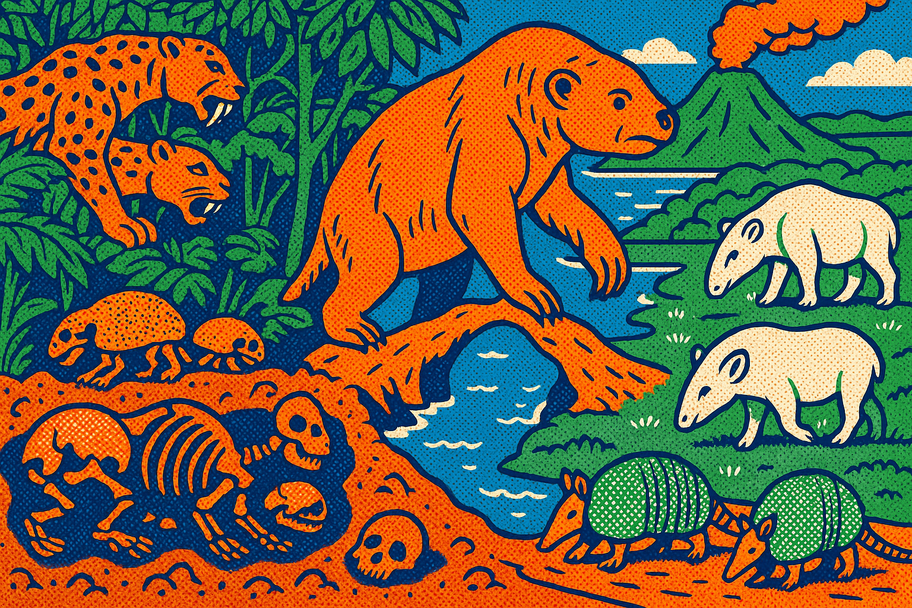 Cuando los armadillos cruzaron el Istmo: la migración secreta que cambió las Américas