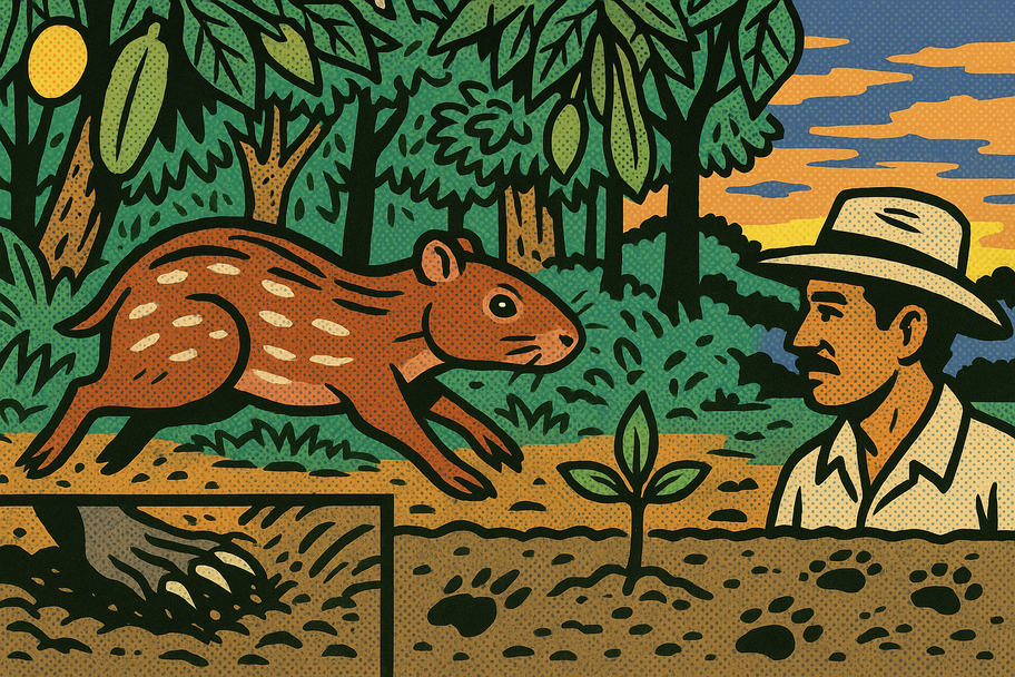 El tepezcuintle: el jardinero secreto de la selva maya