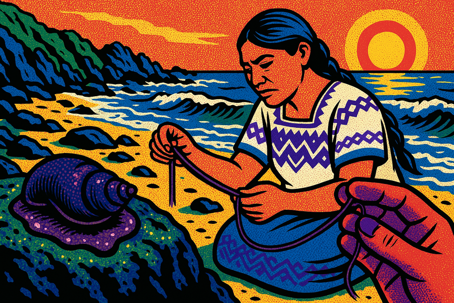 El caracol que tiñe de púrpura la costa mixteca: secretos y resistencia bajo el sol del Pacífico