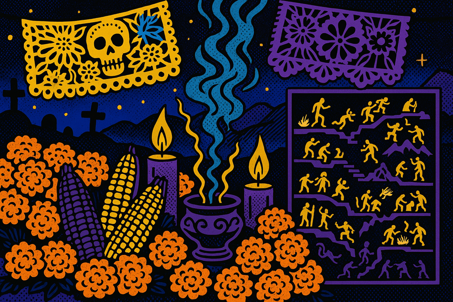 El inframundo mexica en un altar: lo que no ves del Día de Muertos