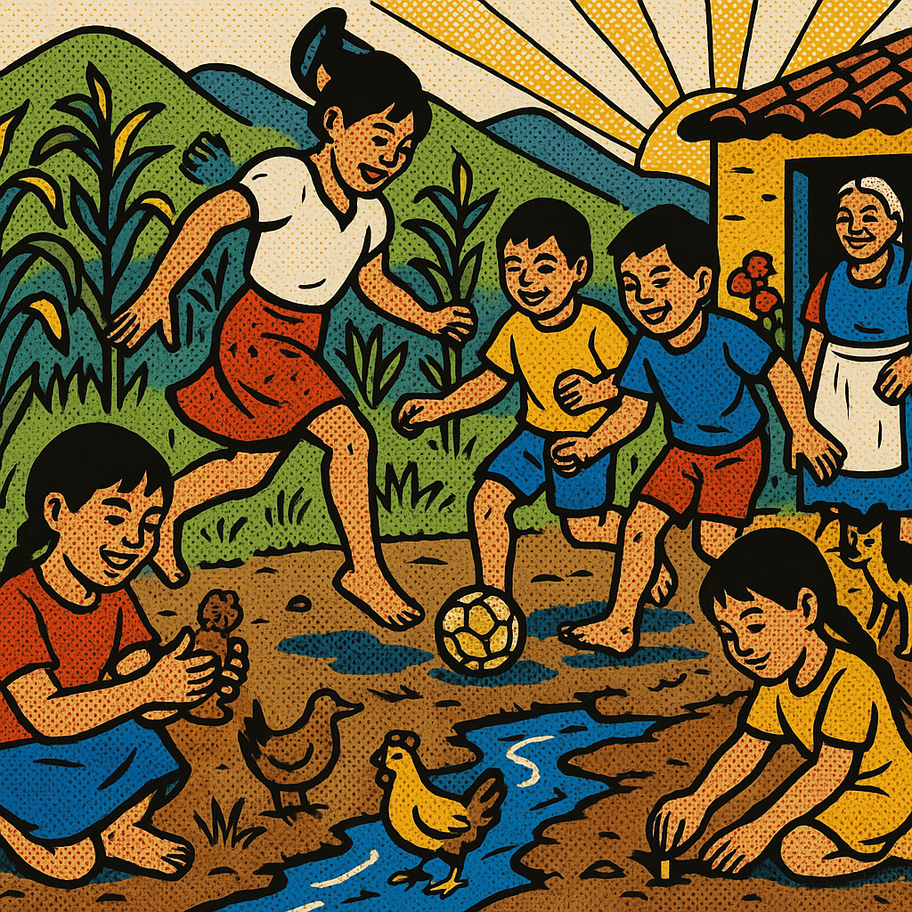 El lodo bajo las uñas enseña más que una pizarra: infancia rural en México