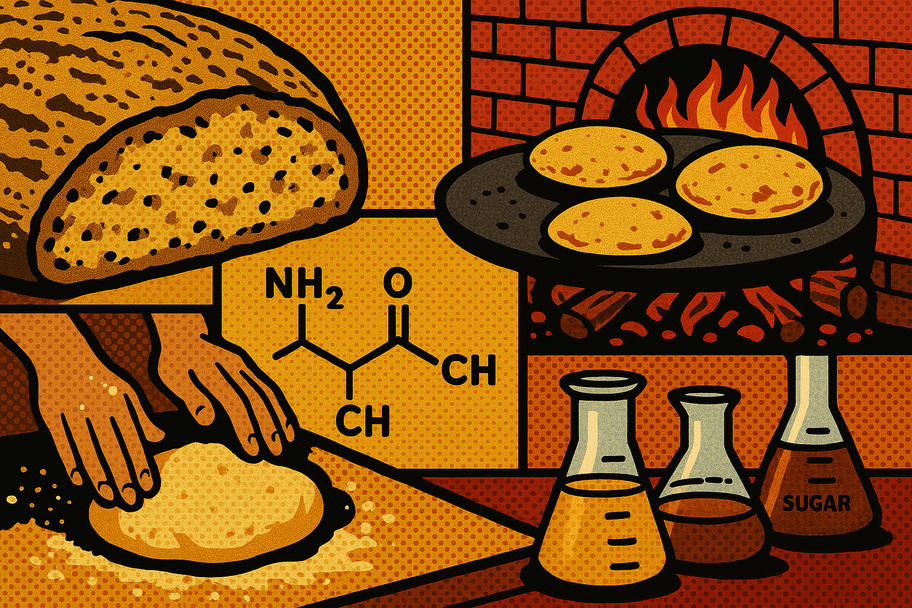 El misterio dorado del pan y la tortilla: cómo la reacción de Maillard esculpe el sabor
