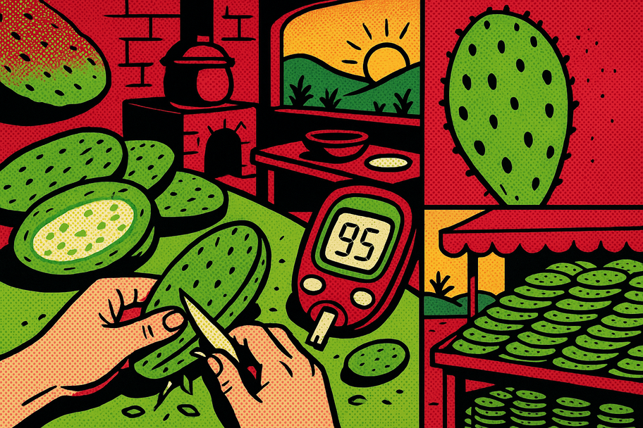 El nopal que frena el azúcar: la planta silvestre que compite con los fármacos
