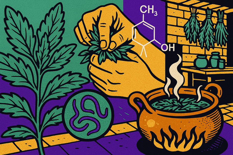 El olor que espanta lombrices: epazote, parásitos y ciencia en las tierras altas