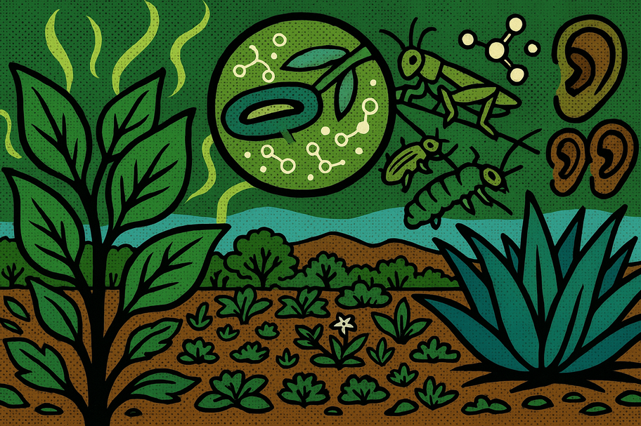 El susurro invisible del quelite: cómo las plantas envían alarmas por olor en México