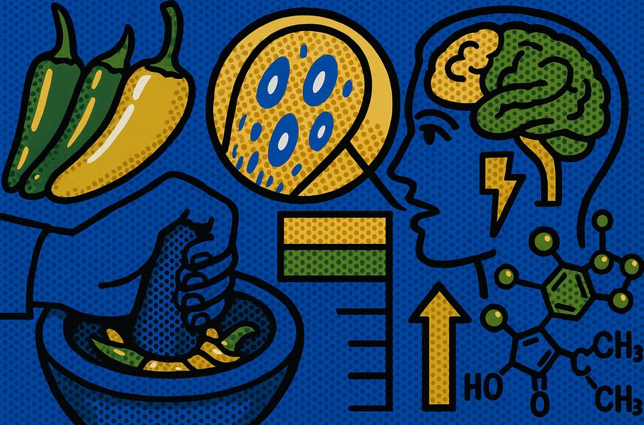 En la lengua y el cerebro: el picante mexicano, medido en escalas y descifrado por neuronas