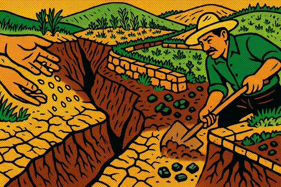 La grieta que devora la milpa: cómo revivir un suelo que parece perdido