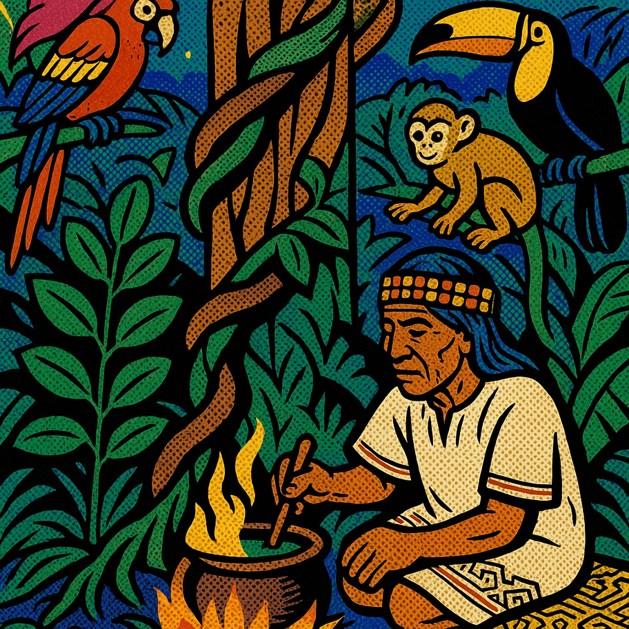 La selva que habla: ayahuasca, moléculas y visiones en la Amazonía