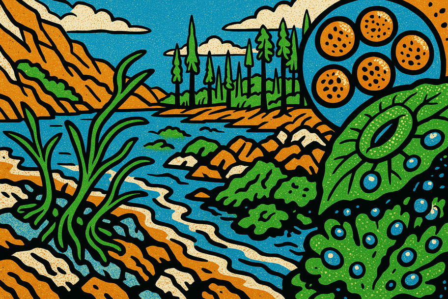 Las plantas que salieron del agua: cómo conquistaron el continente seco