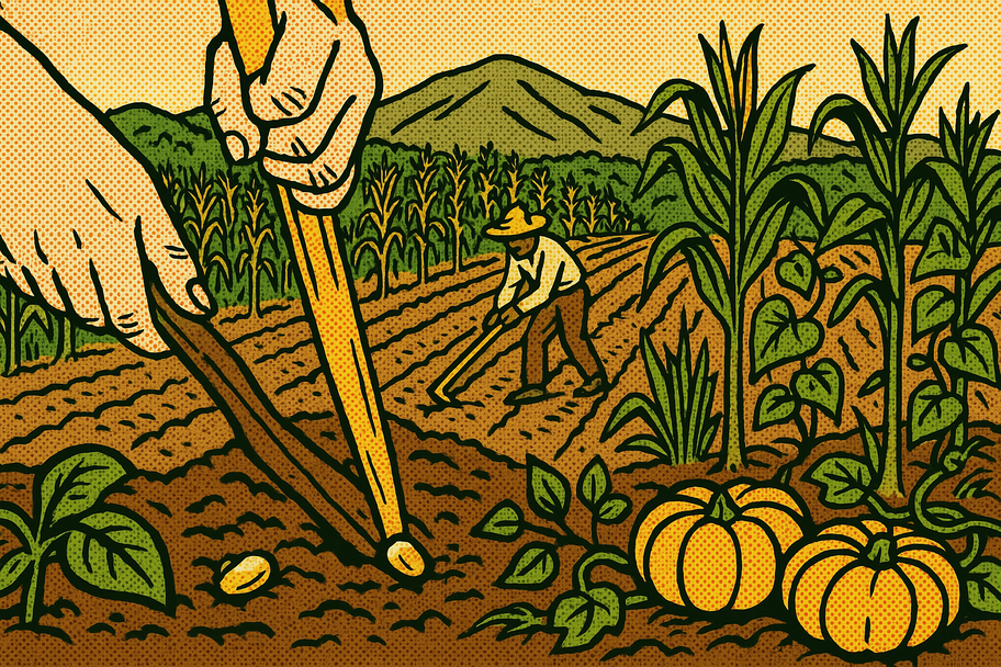 Lo que una coa sabe: secretos de la siembra a mano en la milpa mexicana