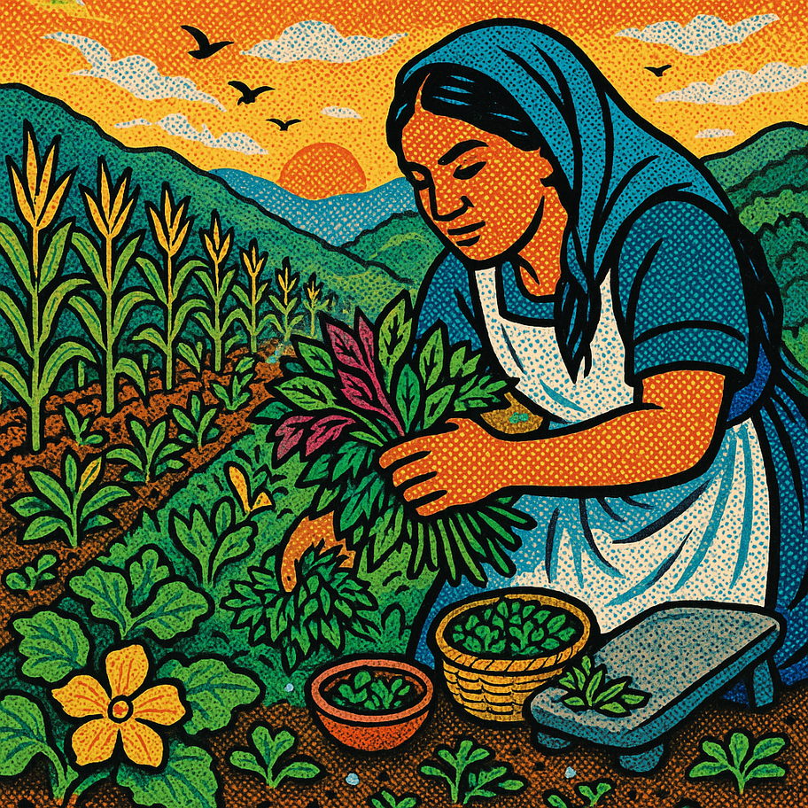 Los quelites que salvan la milpa: hierbas pequeñas, nutrientes gigantes