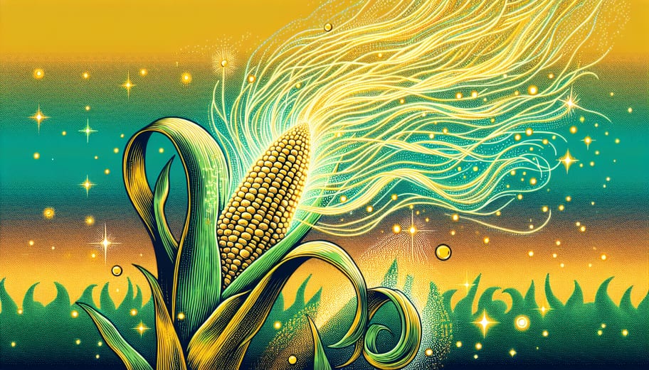 La polinización del maíz