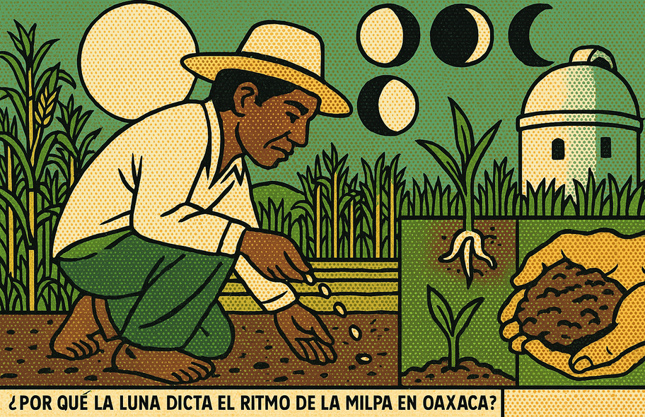 La luna que germina frijoles: cómo los campesinos de la Sierra Negra siembran leyendo el cielo