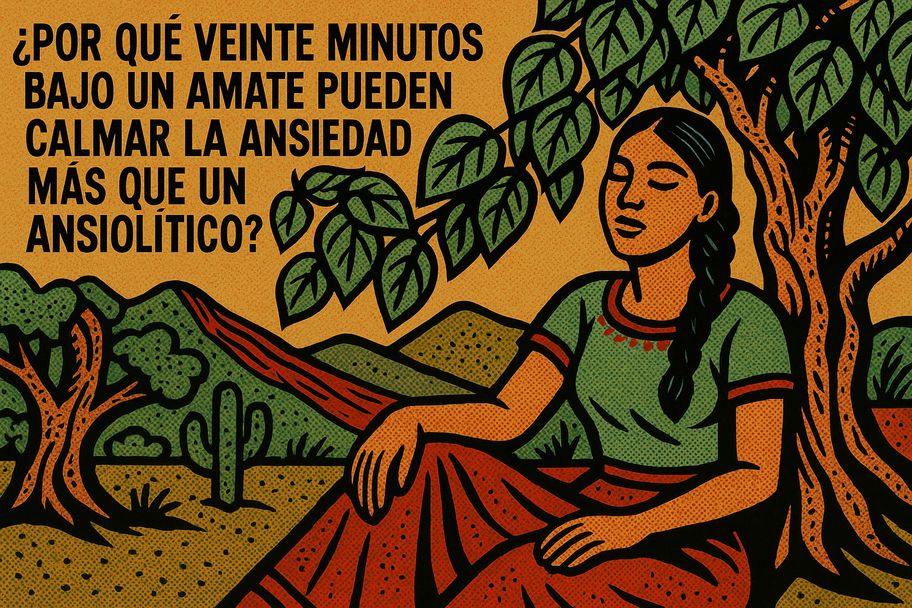 Por qué veinte minutos bajo un amate pueden calmar la ansiedad más que un ansiolítico